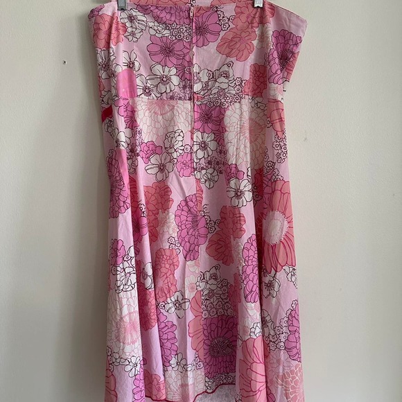 Vintage retro floral‎ y2k strapless - Picture 4 of 5